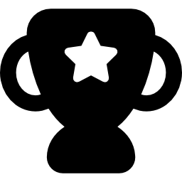 trophée avec une étoile Icône