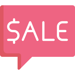 Sale sign icon