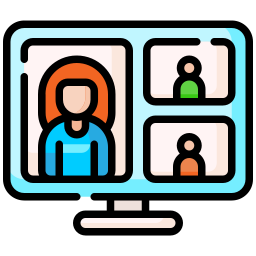 Online meeting icon