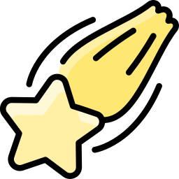 Shooting star icon