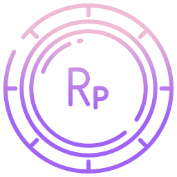 rupia indonésia Ícone