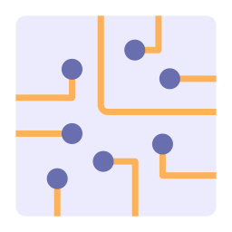 circuit imprimé Icône