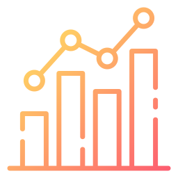 gráfico de barras Ícone