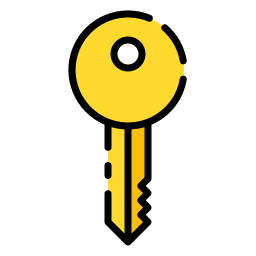 Door key icon