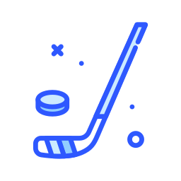 Hockey stick icon