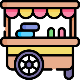 Food cart icon