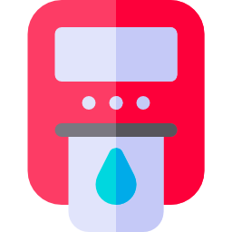 Hemoglobin test meter icon