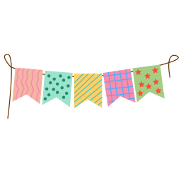 Bunting sticker