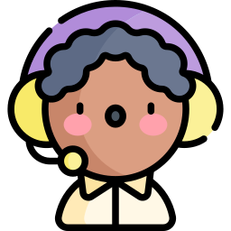 Call center agent icon