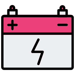 Car battery icon