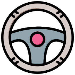 Steering wheel icon