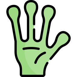 außerirdische hand icon