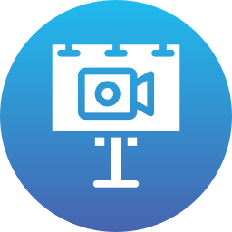 Video advertising icon