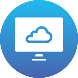 Cloud computing icon