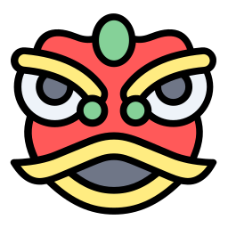 Lion dance icon