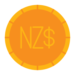 New zealand dollar icon