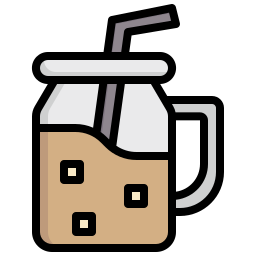 Ice coffee icon