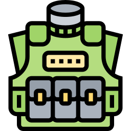 Bulletproof vest icon