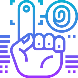 fingerabdruck-identifikation icon