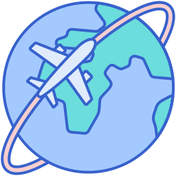 Around the world icon