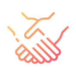 Partnership handshake icon