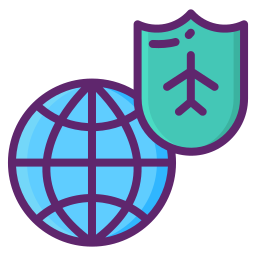 Travel insurance icon