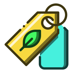 Eco tag icon