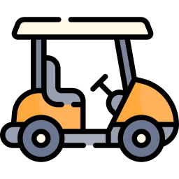 Golf cart icon