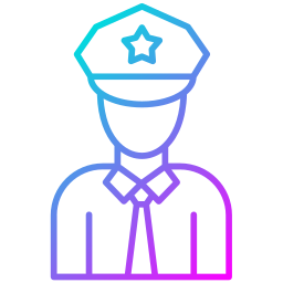 officier de police Icône