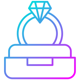 Diamond ring icon