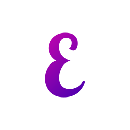 Letter e icon