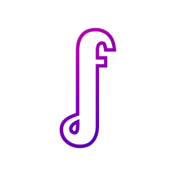 Letter f icon