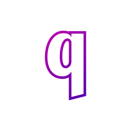 Letter q icon