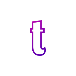 Letter t icon