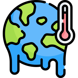 opwarming van de aarde icoon