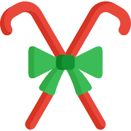 Candy canes icon