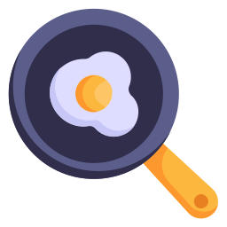 Fried egg icon