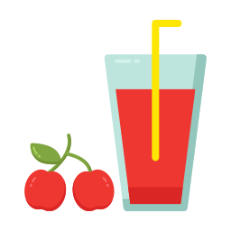 Cherry juice icon