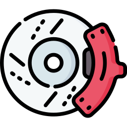 Brake disc icon