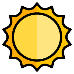 soleil Icône