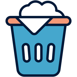 Laundry basket icon