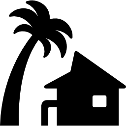 Beach house icon