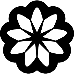 Water lily flower icon