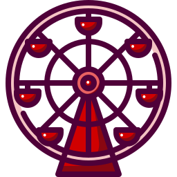 Ferris wheel icon