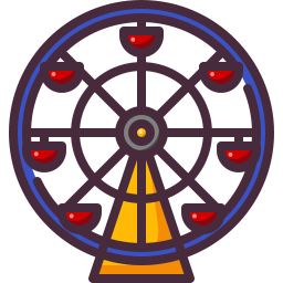 Ferris wheel icon