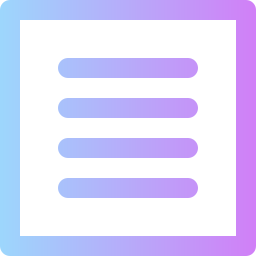 Justify text icon