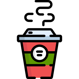 Hot coffee icon