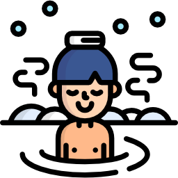 Hot spring icon