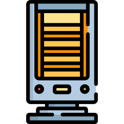 Electric heater icon