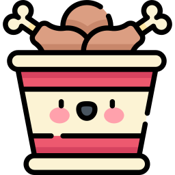 Chicken bucket icon